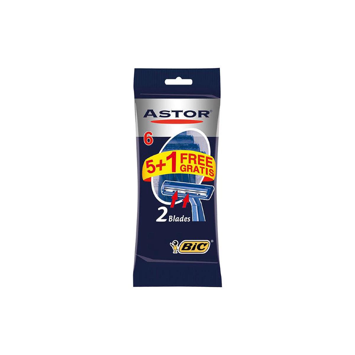 (NET) Bic Shaver Astor Twin Normal Razors 5+1