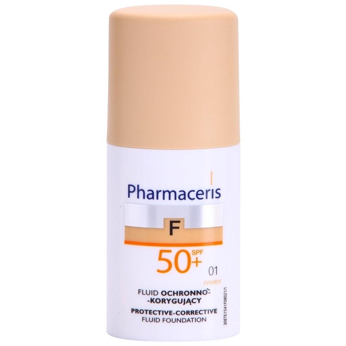 F-Fluid Foundation Protective High-Coverage Foundation SPF 50+ Shade 01 Ivory 30 Ml