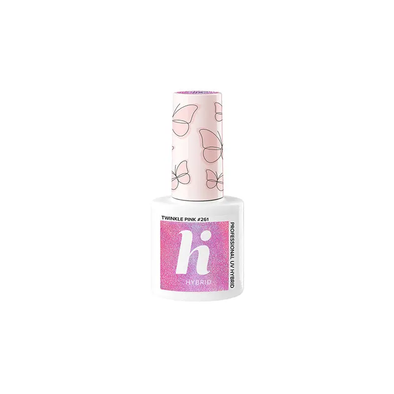 Hi Hybrid 261 Twinkle Pink UV Gel Polish 5ml