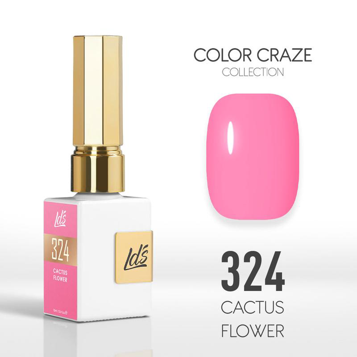 LDS Color Craze Gel Nail Polish 8211 324 Cactus Flower 8211 05oz