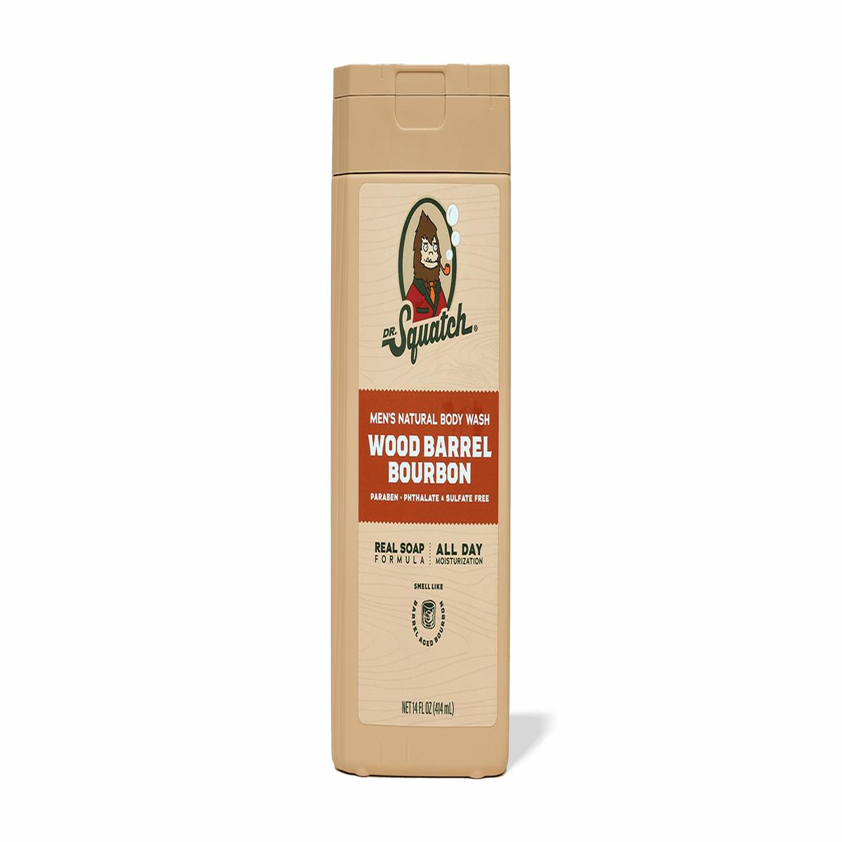 14 oz Wood Barrel Bourbon Body Wash