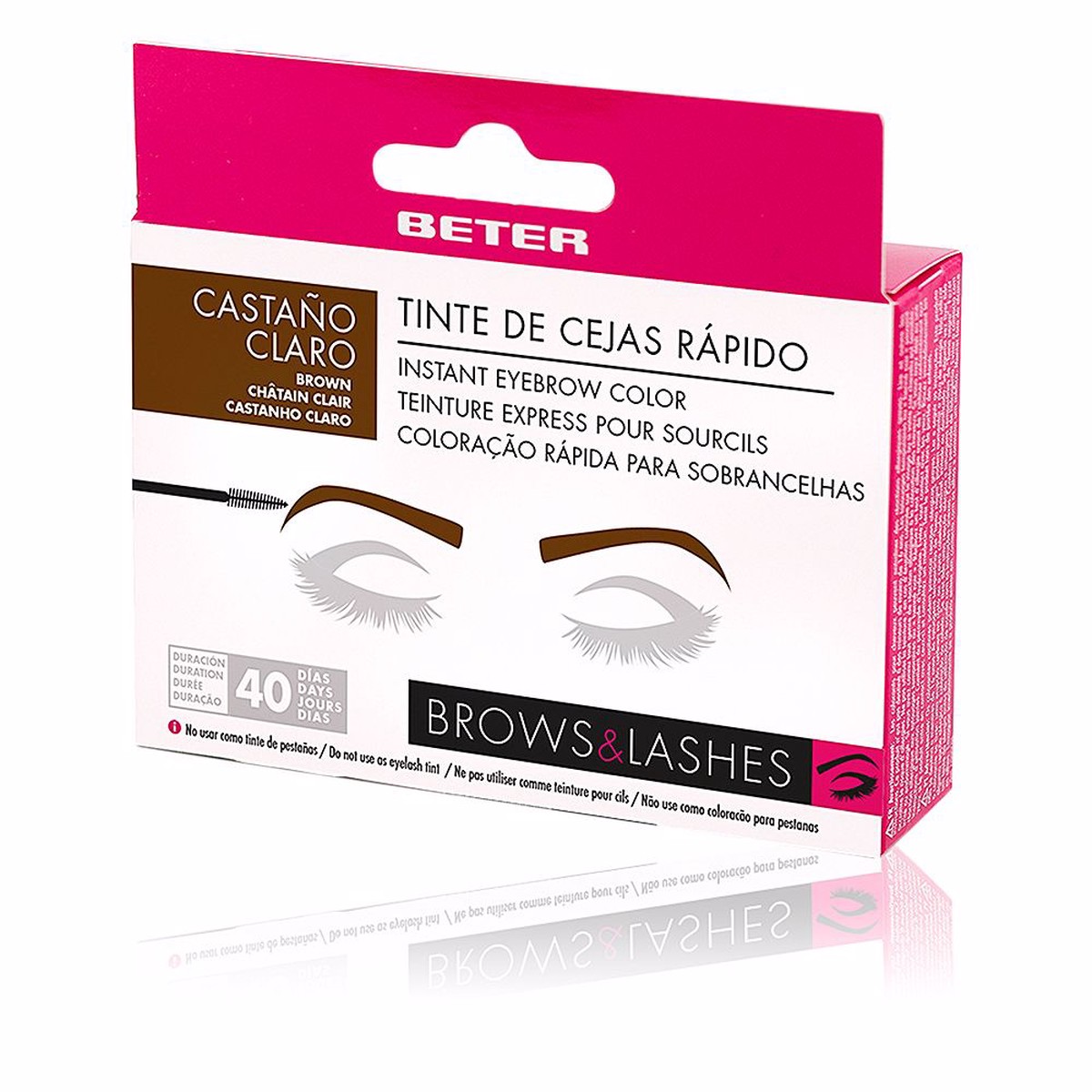 BROW INSTANT tinte cejas rpido #castao claro