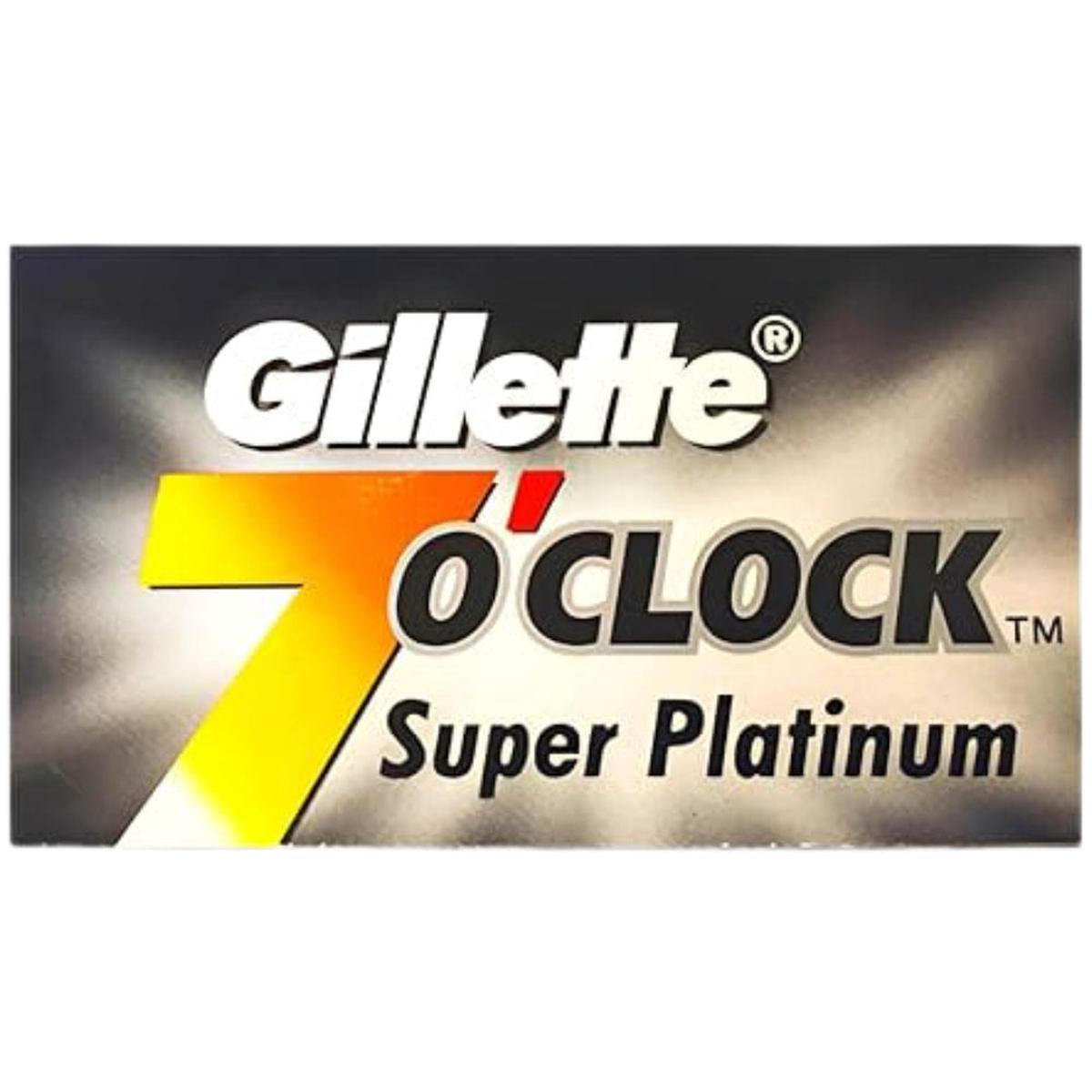 Gillette 7 Oclock Super Platinum Double Edge Blades (5)