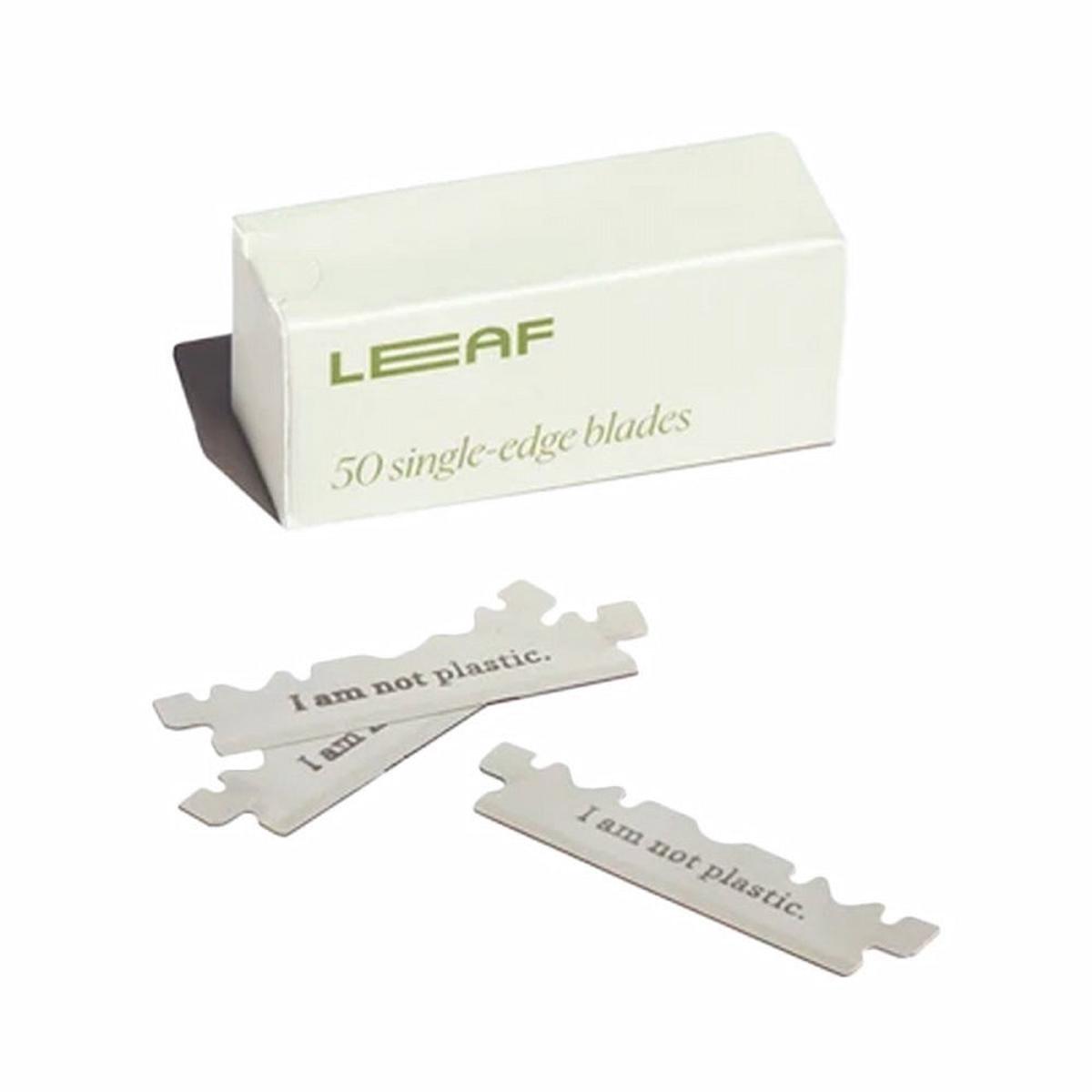 Leaf Shave Single Edge Razor Blades (50)