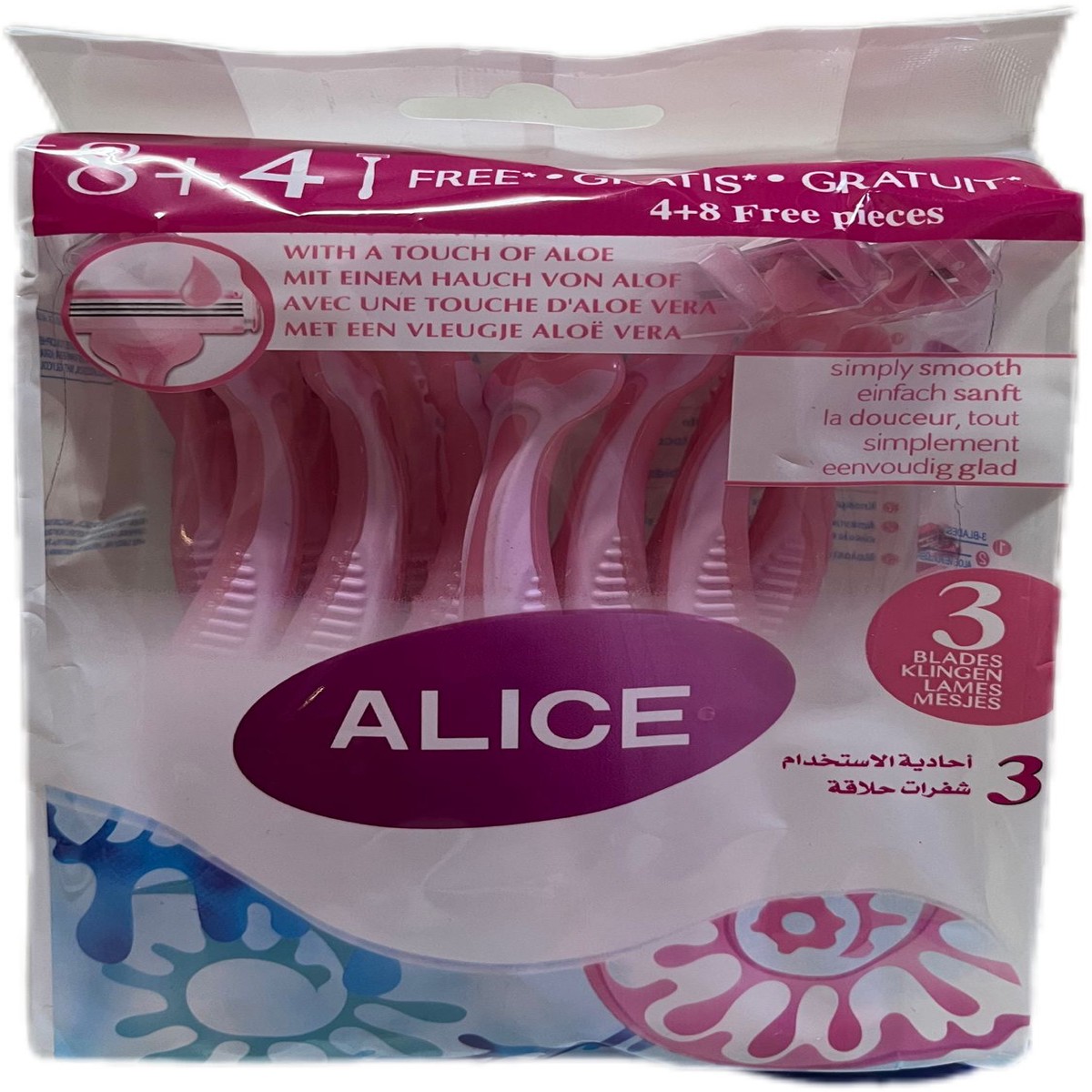 ALICE SHAVING KIT 8+4 BLADES